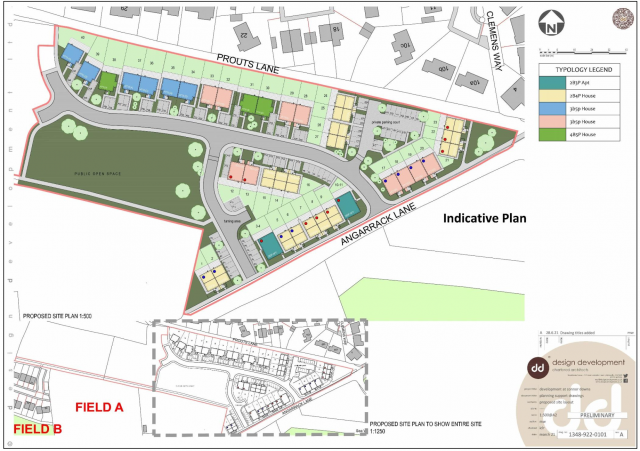220901 | Field A – Offers around £400,000 (Fields B & C Open to Offers) Land off Angarrack Lane