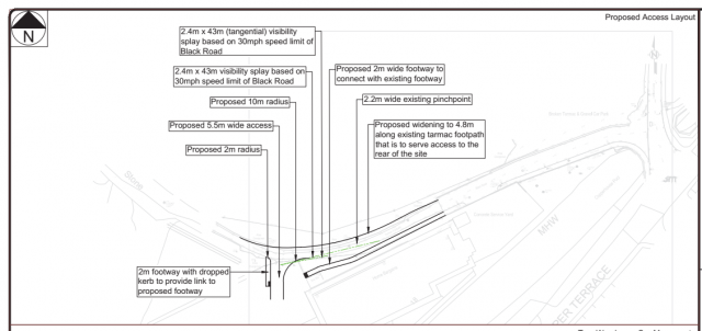 PA19/04824 | Creation of a temporary access, to be used for a maximum of 3 years, to serve car park of existing retail unit | Ho