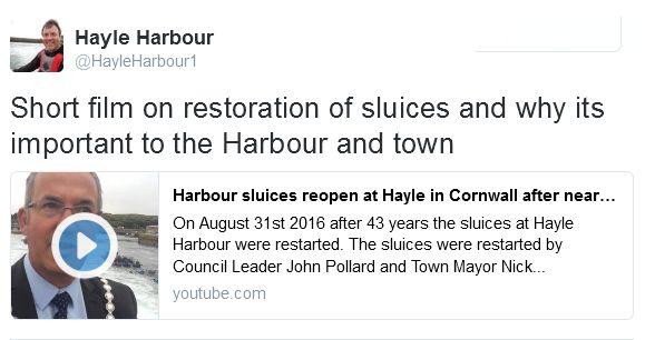Short film on restoration of sluices and why its important to the Harbour and town Short film on restoration of sluices and why its important to the Harbour and town