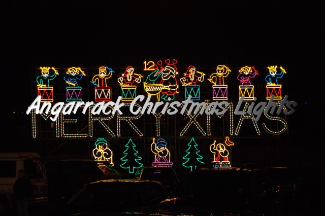 New Twelve Drummers Drumming light display 2010